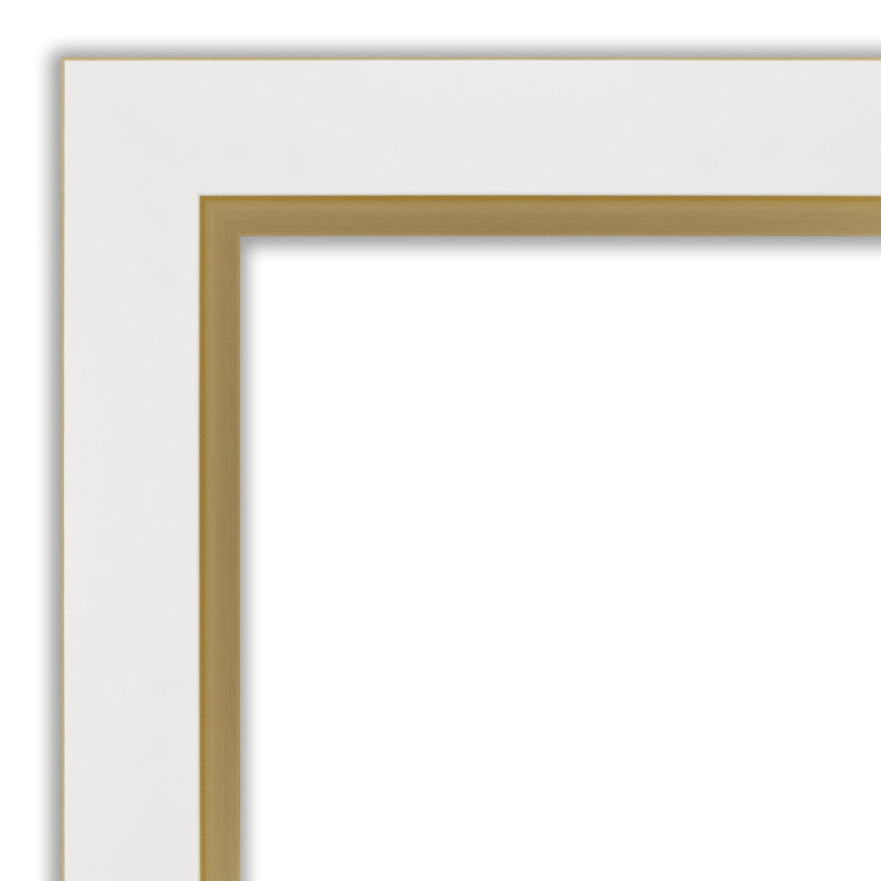 Petit, Blanc / doré, 29 po x 41 po