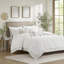 Édredon 100% coton avec superbe broderie en chenille 3D-116012582-116012580