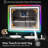 Gaulrapp Anti-Fog RGB Backlit & LED Frontlit Bathroom / Vanity Mirror with Tempered Glass & ETL-294742907
