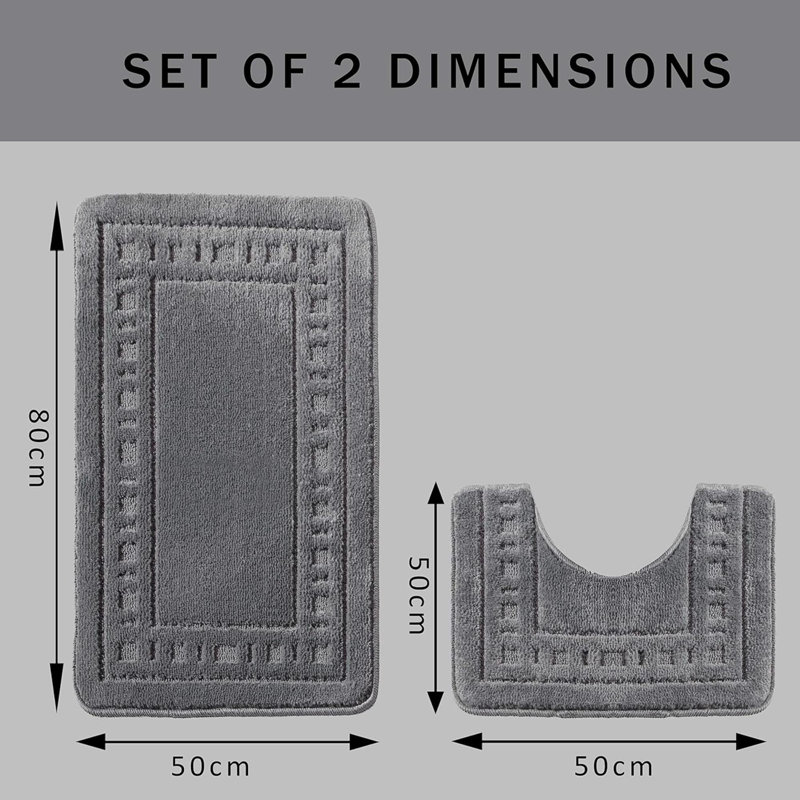 Bath Mat, Dark Grey