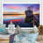 Toile blanche avec cadre photo