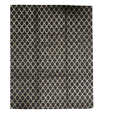 Himalayan Hand Woven Wool Geometric Area Rug