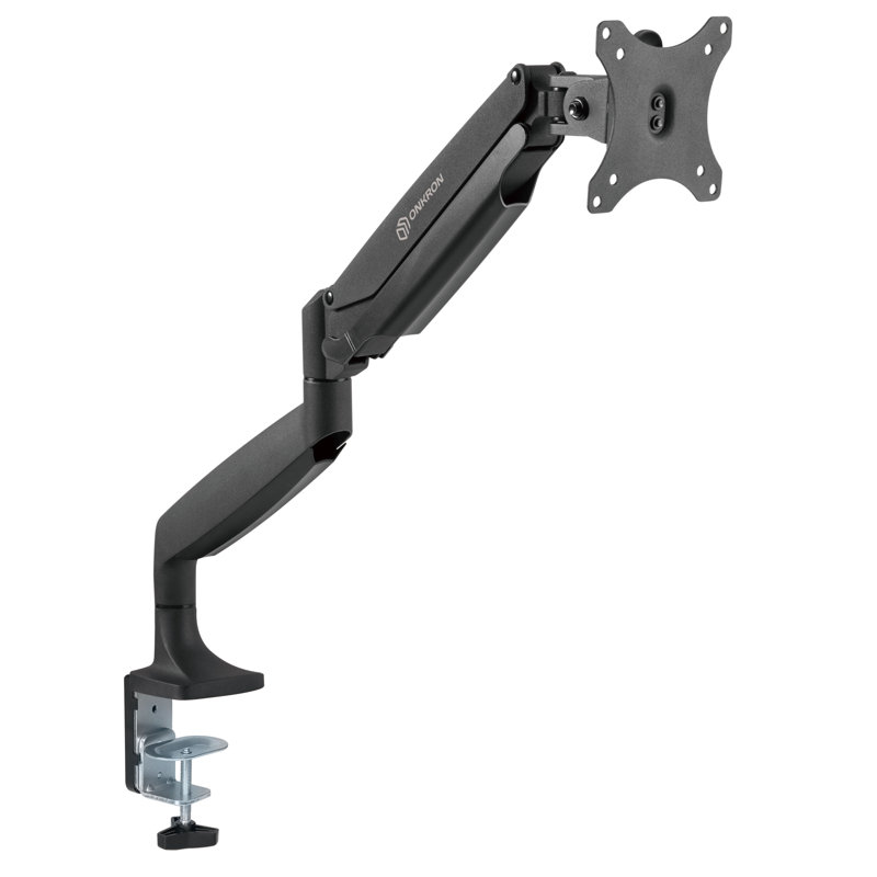 ONKRON Single Screen Desktop Mount, Black