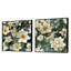 Alencon - Ensemble de 2 collages floraux carrés-101846308-101846309