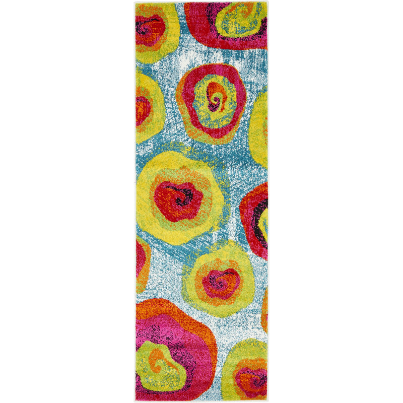 Elvia Abstract Indoor Rug, Runner 2' x 6'1"