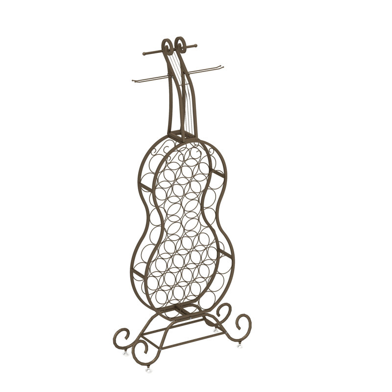 Cello Shape Wine Bakers Rack