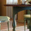 Natural and elegant solid wood dining table-110457762