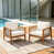 Beige,Teak-2pieces