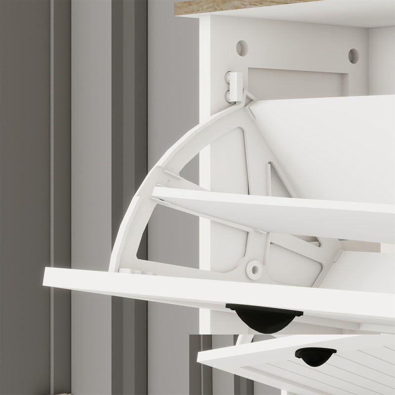 Armoire de rangement pour chaussures avec 1 tiroir