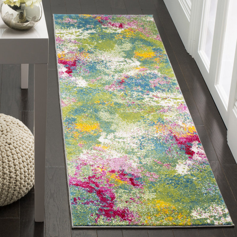 Sharber Performance Abstract Rug, Runner 2'3" x 8'