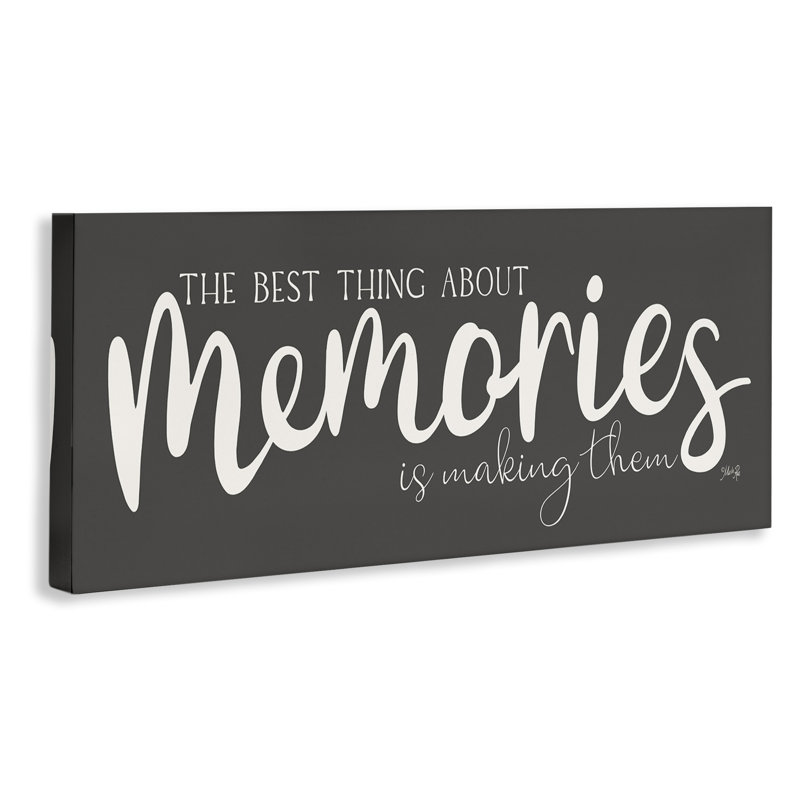«Made Memories Sentiment» par Marla Rae, H 10 po x l 24 po