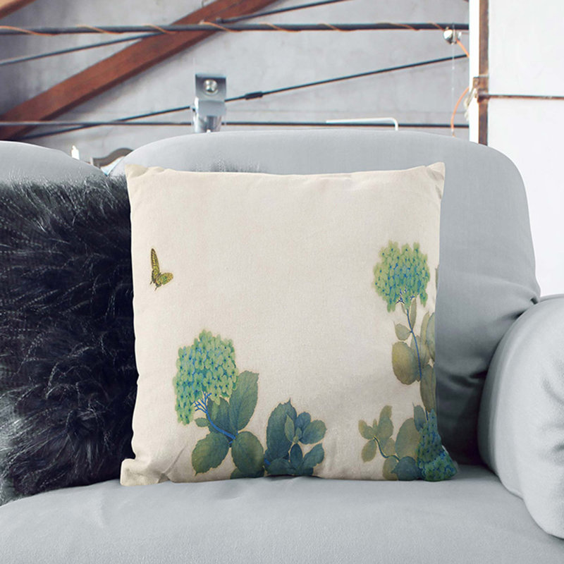 Square Throw Cushion, 40cm H x 40cm W x 15cm D