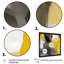 Jaune moutarde et gris vif II - reproduction sur toile-1723226596-1723226597