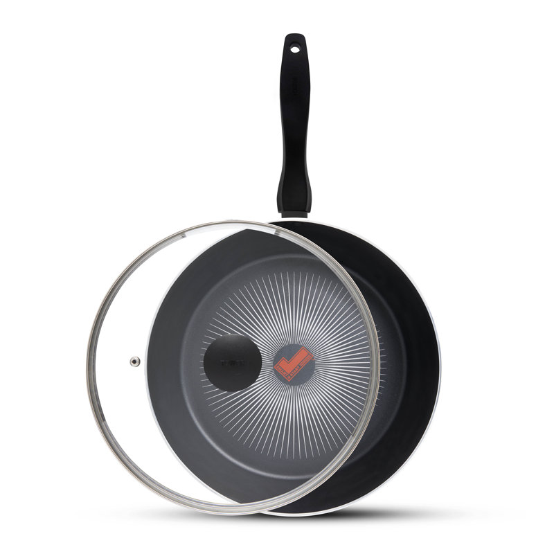 Tower T700318 SmartStart Gourmet 28cm Aluminium Multi-Pan & Lid with Aeroglide Non-Stick Coating, Induction Compatible
