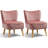 Tocco Velvet Slipper Chair-2046642396