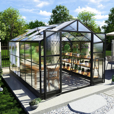 Serre en polycarbonate robuste