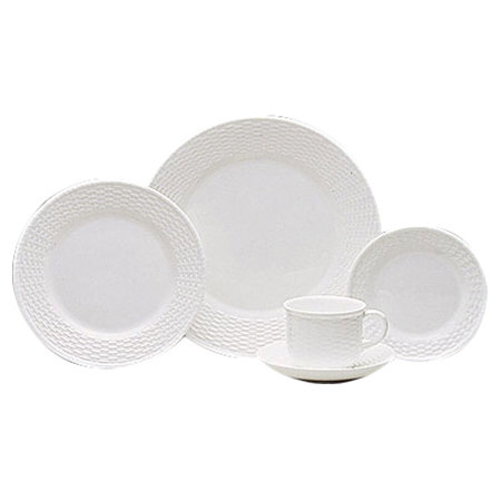 Nantucket Basket Handmade Bone China Dinnerware Set
