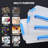 3Pcs 24 Grids Plastic Compartment Box With Adjustable Divider, Stackable Organizer Storage Container