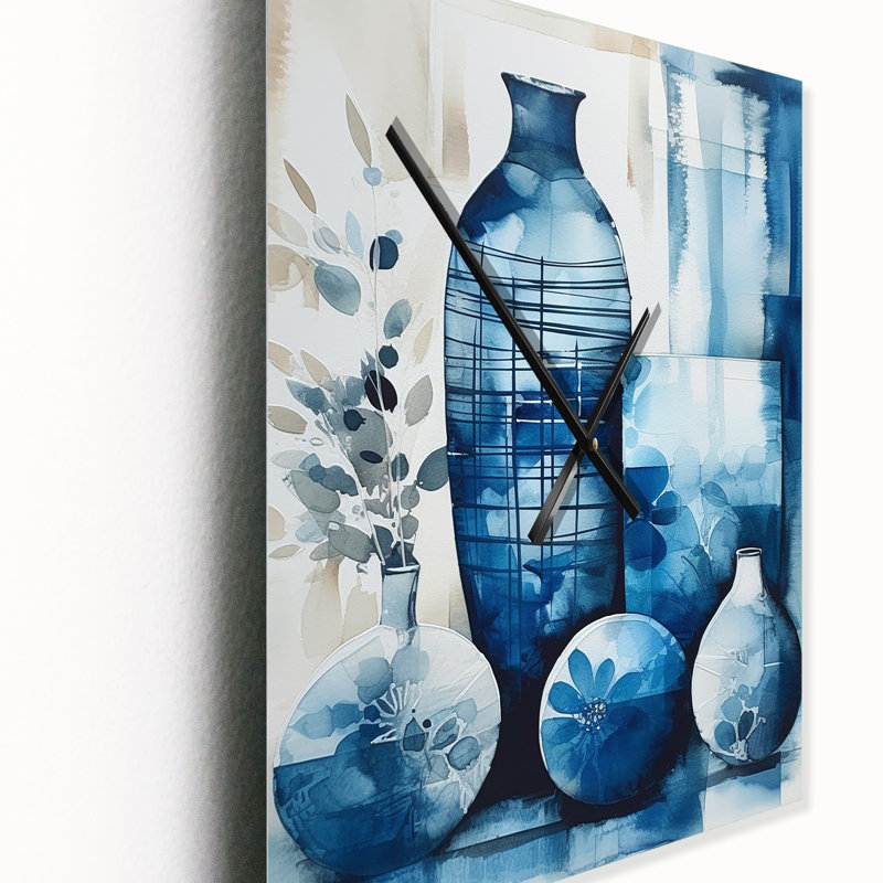 Horloge murale Jaisy - Boho Pottery, H 40 po x l 30 po x P 1 po