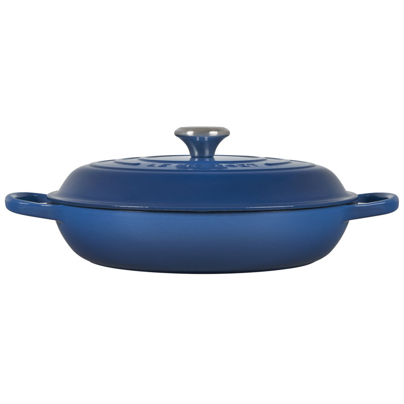 Le Creuset Signature Enameled Cast Iron Braiser with Lid, Marseille