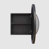 Recessed or Surface Mount Framed One Door Medicine Cabinet