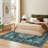Machine Washable Area Rug Vintage Area Rugs Non Slip Backing Distressed Carpet for Living Room Kitchen Entryway-225642316-225642317