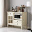 Commode d'appoint multifonctionnelle rétro de style crémeux