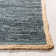 Zeitler Hand Woven Cotton Solid Colour Rug in Grey/Natural