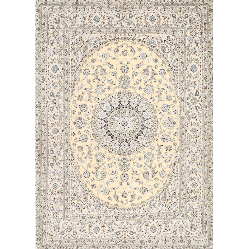 Tapis décoratif oriental beige/gris Arden, Rectangle 8 pi x 10 pi