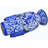 Early 19th Century Handmade Ceramic Vase W/ Blue Graphics & Expressionism