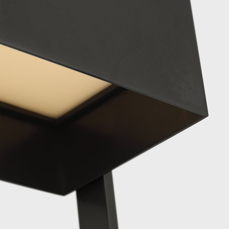 Alude LED Outdoor Sconce, 24" H x 7.2" W x 4.8" D, Bronze