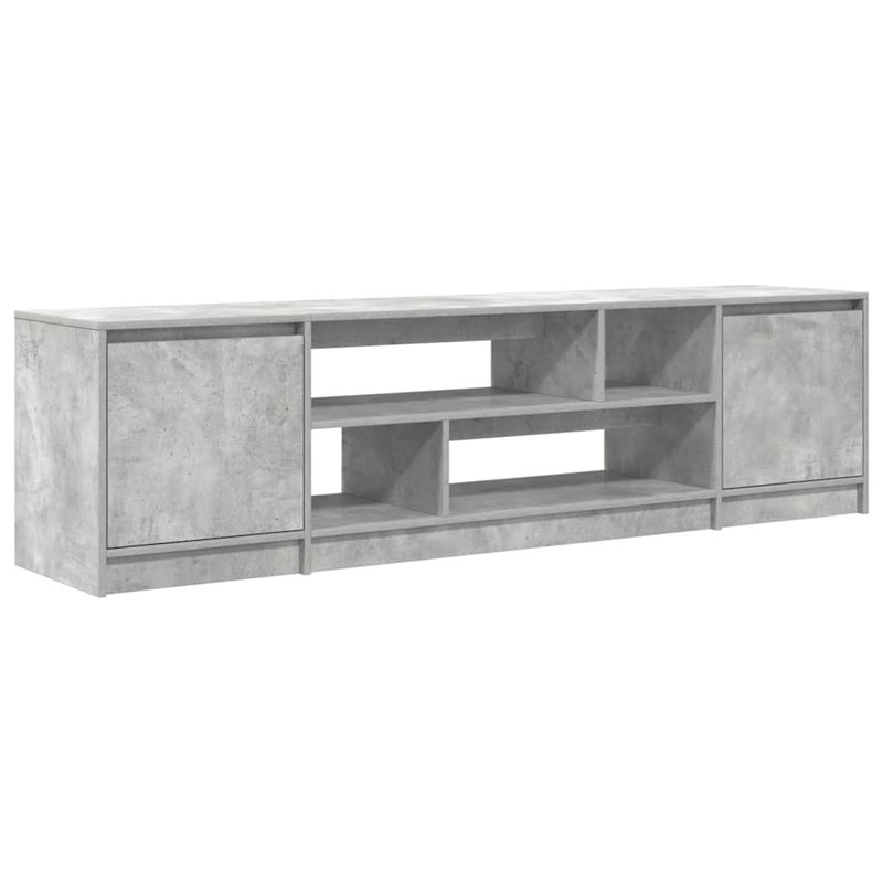 Unfinished TV Stand for TVs up to 75", Concrete Grey