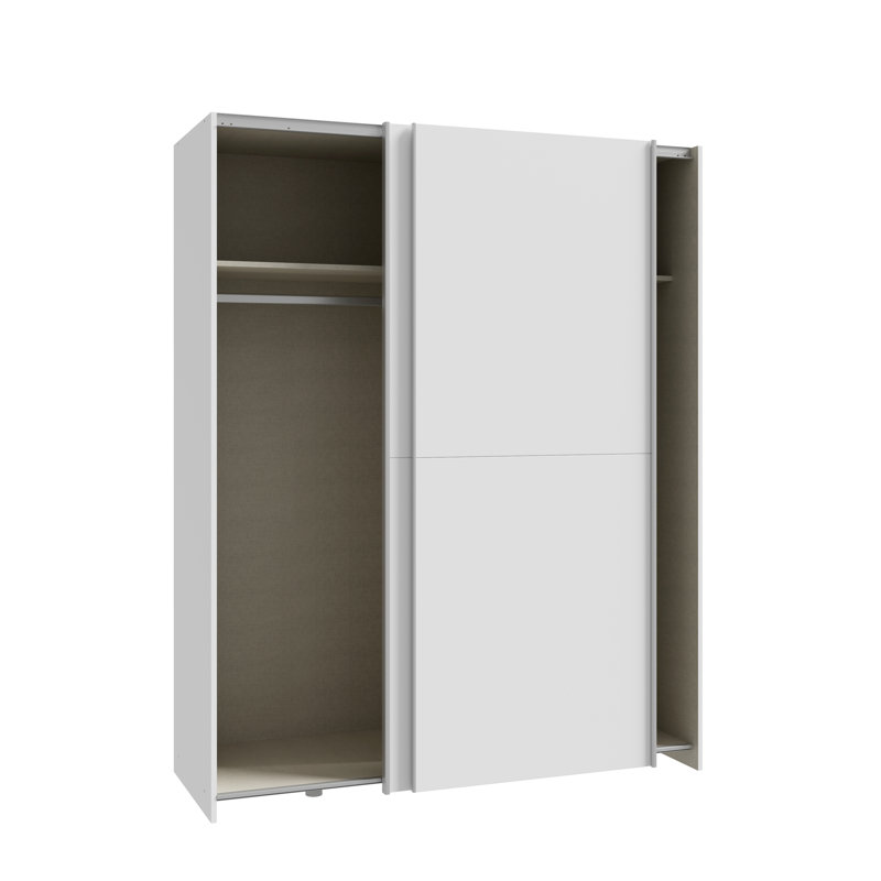 Nakari 2 Door Wardrobe, 190 cm H x 150 cm W x 61 cm D