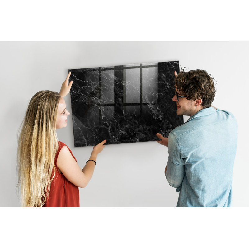 Magnetic Glass Photo Memo Board