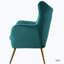 Chaise de bureau en velours-88876373