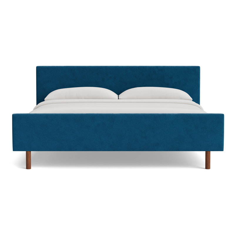 Skinny Fat Bed, Performance Velvet - Denim, California King