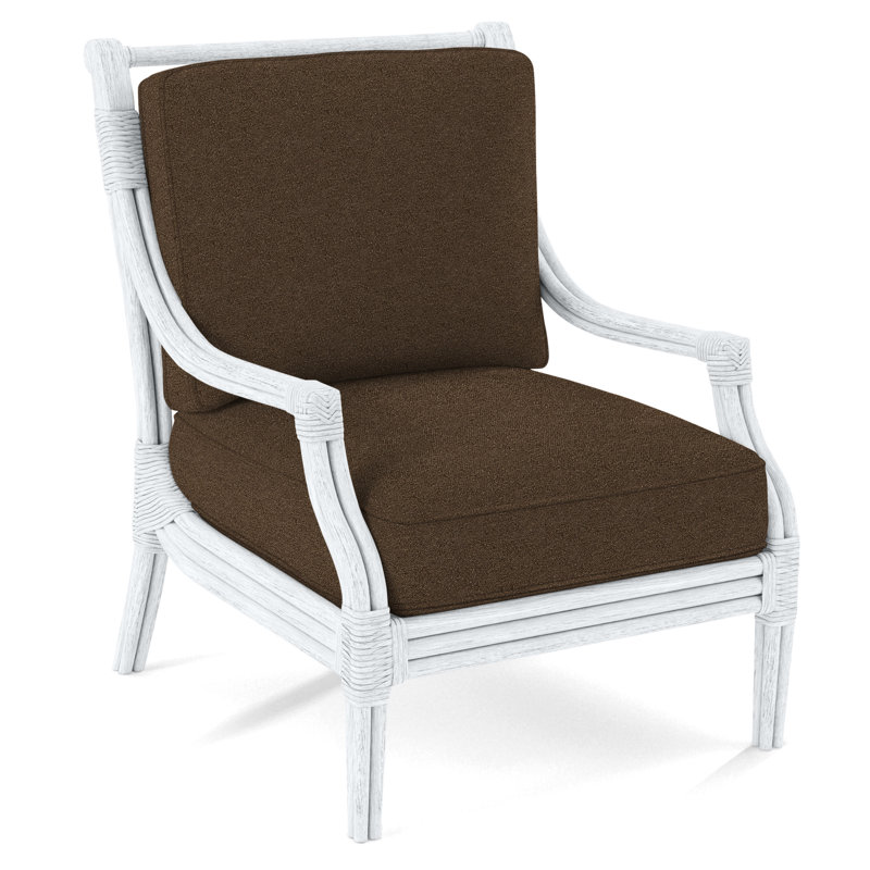 Fauteuil l 32 po Inveron, Blanc givré, Chocolat Elite; 0321-72