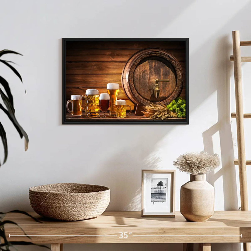 Yarlin Beer Barrel, 13" H x 19" W