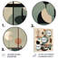Illustration abstraite de style Mid-Century contenant des objets et des formes - Eiliyah - Décoration murale moderne en métal de style Mid-Century-1397635897