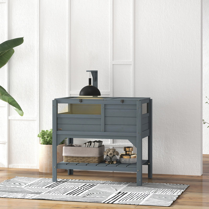 Weather Resistant Turtle Hutch, Grey