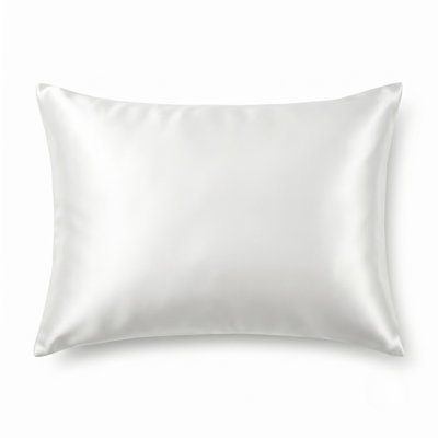 Ella Jayne Signature Silk Pillowcase, White, Standard/Queen