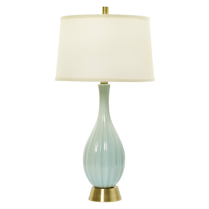 South Molton Ceramic Table Lamp, Spa Blue