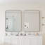 Miroir mural 30 po x 40 po, miroir rectangulaire noir, cadre en métal, miroir de meuble-lavabo