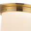 Mineral 11-in Brass Flush Mount-204888994-204888997