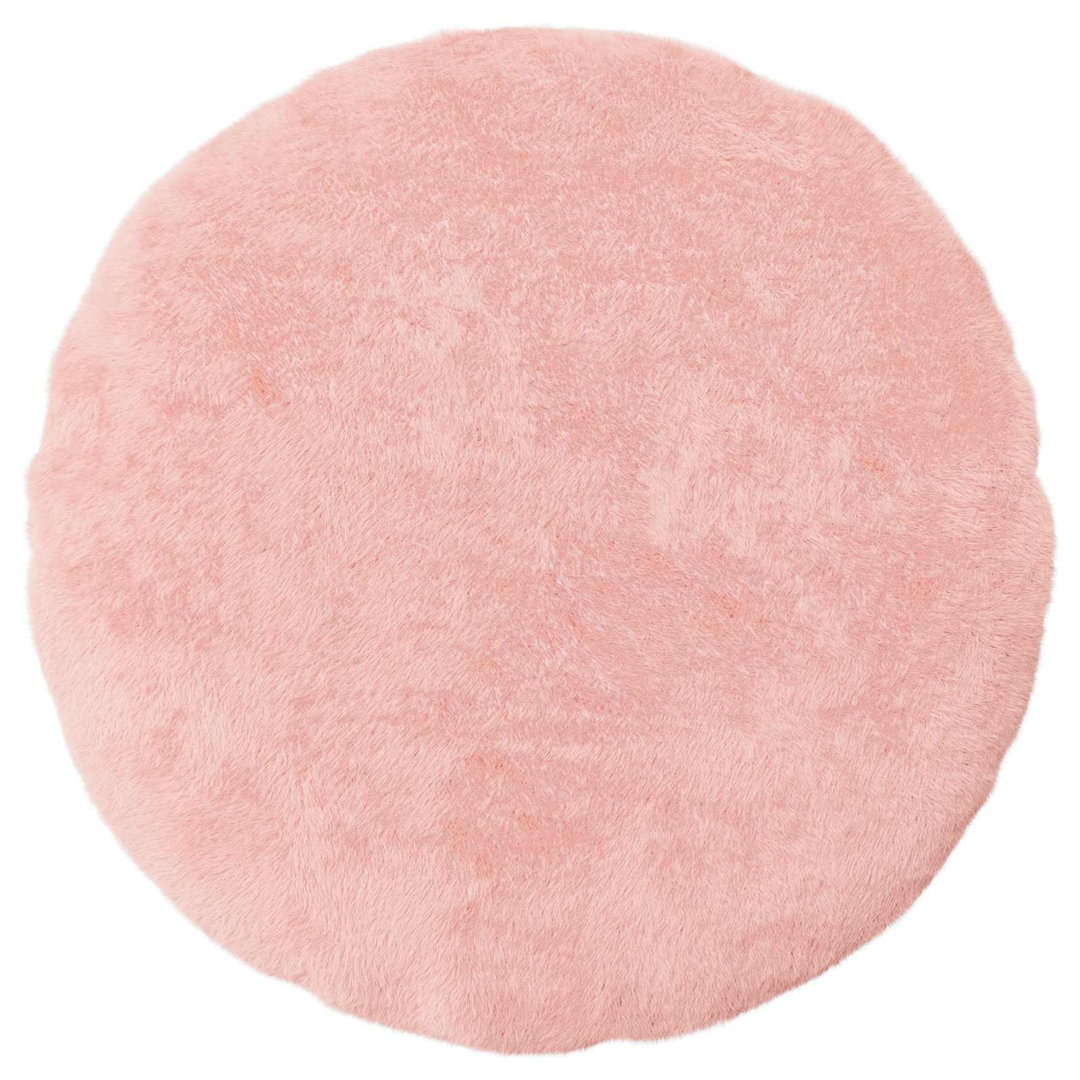 vidaXL - Cushion Covers - 30 cm - Pink - Faux Rabbit Fur - Image 2