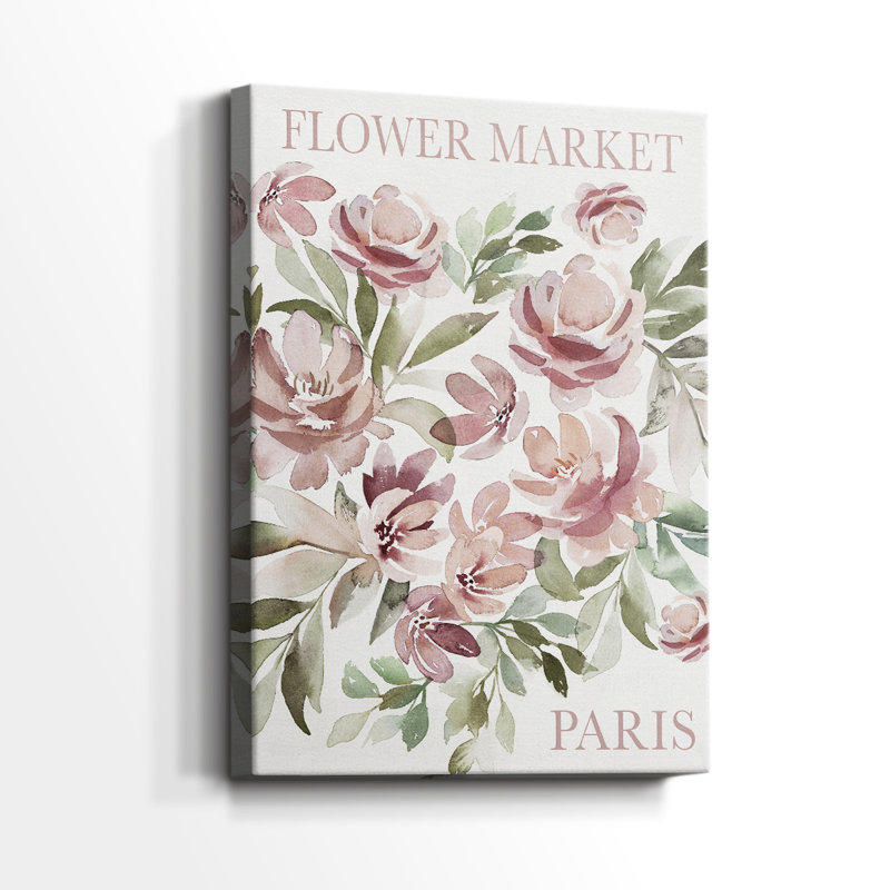 Marché aux fleurs de Paris - Cavas enveloppés de galerie, H 36 po x l 24 po