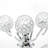 21.67'' H 5-Heads Crystal Tabletop Candelabra-1904423250