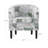Munson 26.77" Wide Linen/Polyester Upholstered Barrel Chair-508310379