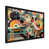 Impression noire sur toile encadrée sélectionné