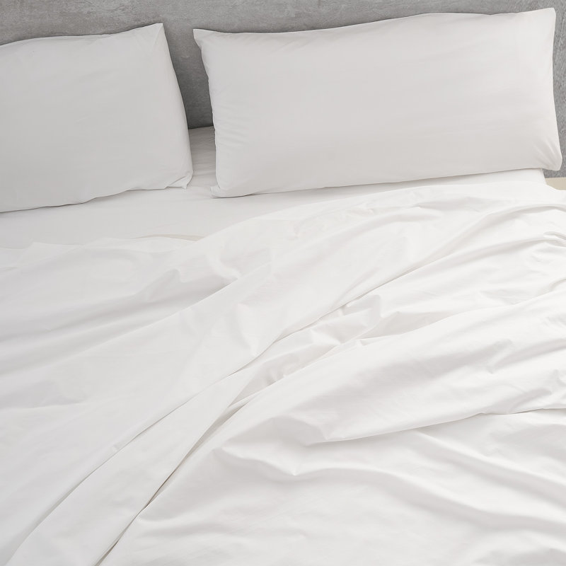 Ensemble de draps 100% coton 400 fils Sassi Di Matéria, Double